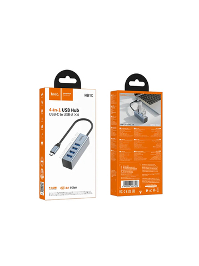 Type-c хаб разветвитель переходник HB1C USB 3.0 0,2 м