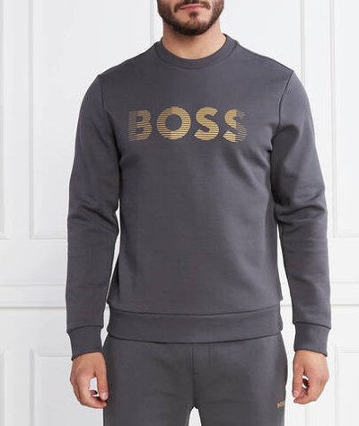 Худи Salbo 1 BOSS GREEN - графитовый(50493511)