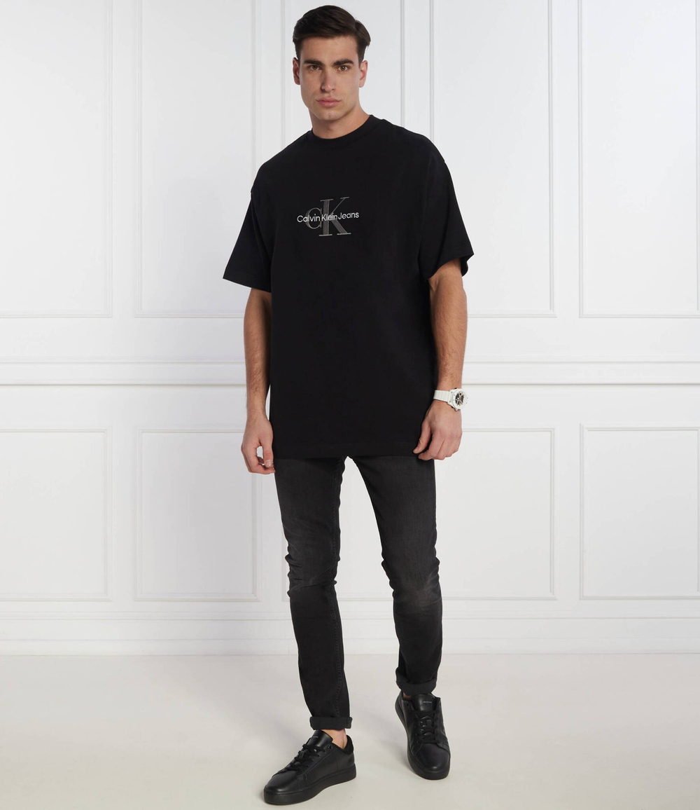 Футболка ARCHIVAL MONOLOGO CALVIN KLEIN JEANS - черный(J30J324452)