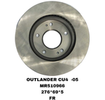 ТОРМОЗНЫЕ ДИСКИ OUTLANDER CU# 2002-2005\FR