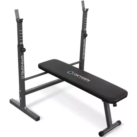 СКАМЬЯ ДЛЯ ЖИМА СО СТОЙКАМИ ДОМАШНЯЯ OXYGEN FITNESS SPRINGFIELD