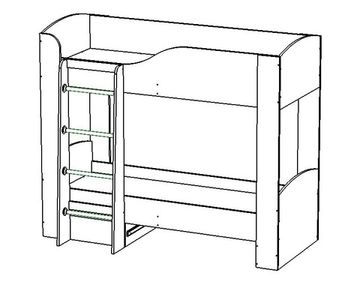 Кровать ЛАВОРО-2   1800-700 /1832*1646*918/ сосна винтерберг / маренго