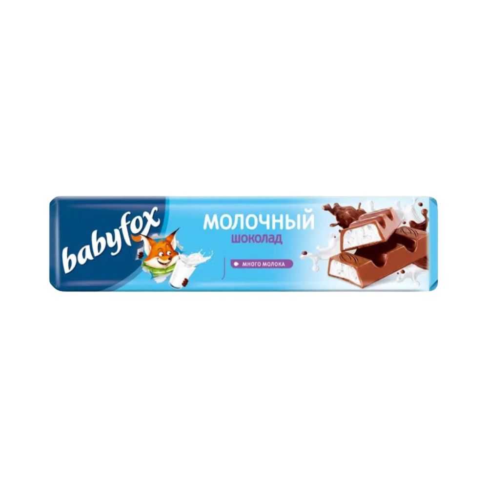 Шоколад Бэбифокс молочный с молочной начинкой 45г