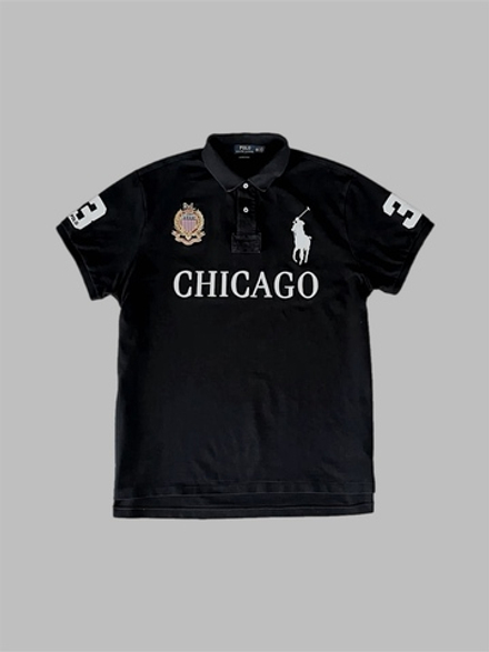 Футболка-поло PoloRL Chicago #D65 (черн.)