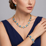 Серьги Fiore Luna Light Sapphire AG205295E-009 G