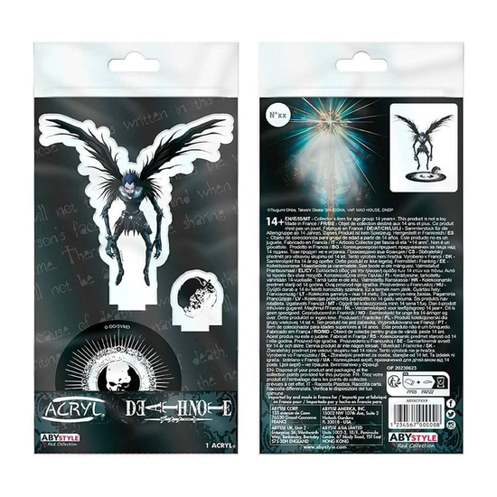 Акриловая фигурка Death Note Acryl Ryuk ABYACF160 — другой ракурс или упаковка