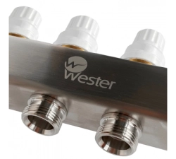 Коллектор с расходамерами 1"-3/4" - 7 вых. Wester MUFS