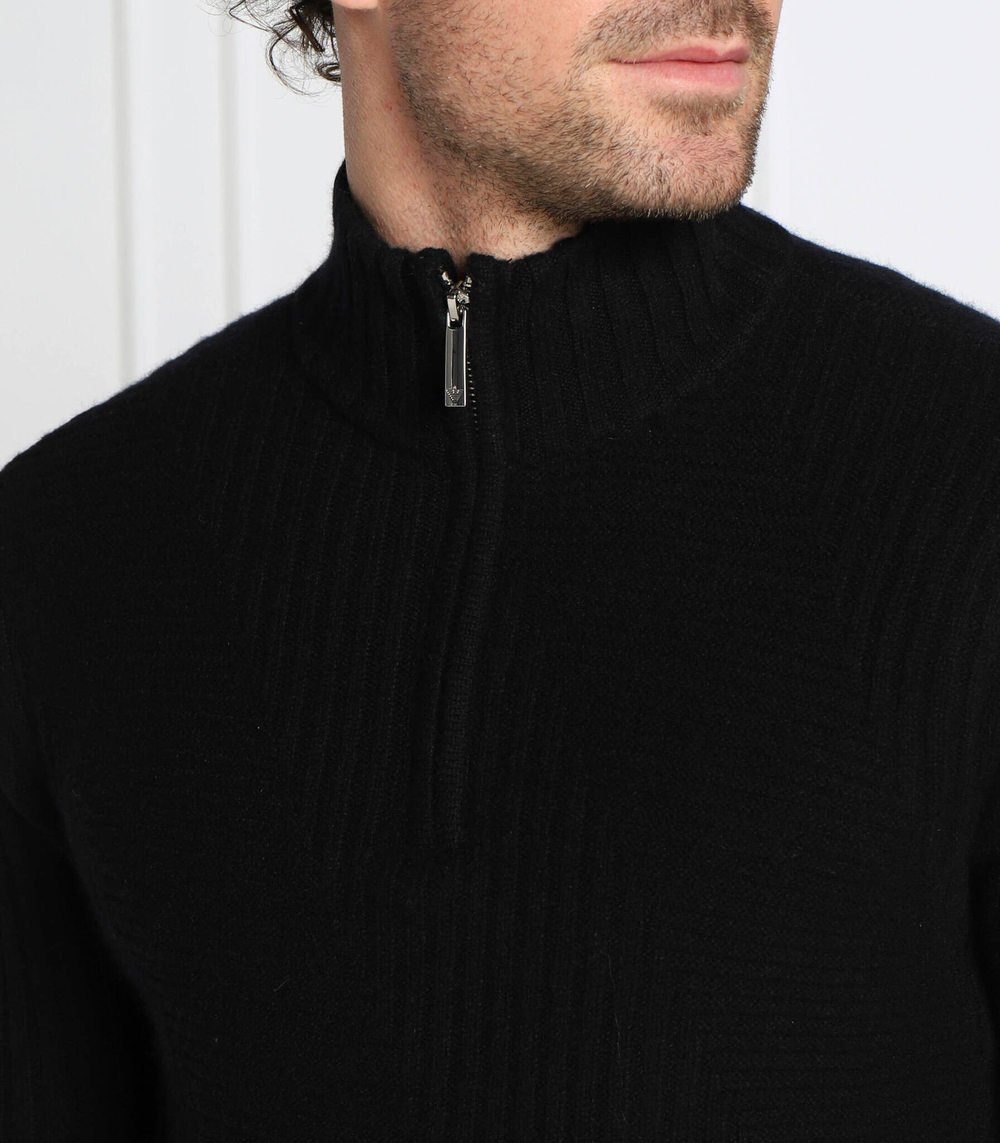 Wełniany свитер MAGLIA Emporio Armani - черный(6L1MY2 1MF2Z)