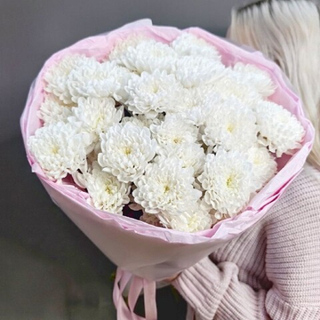 Букет из 7 кустовых хризантем