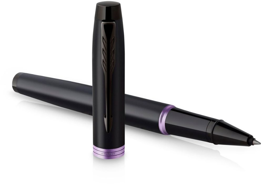 Ручка роллер Parker IM Vibrant Rings Amethyst Purple T315 (2172950) 2