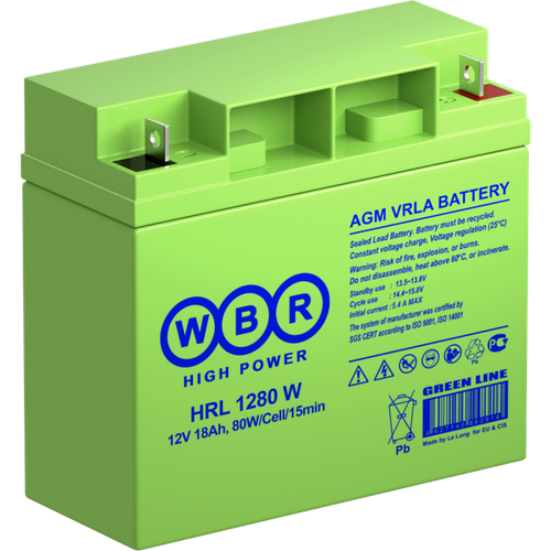 Аккумулятор WBR HRL1280W - AGM ( 12В / Ач )