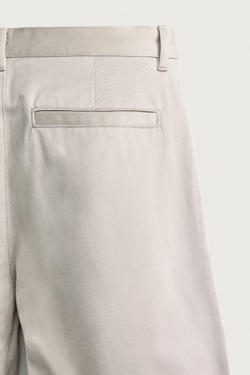 ZARA БРЮКИ STRAIGHT RELAXED FIT С КАРМАНАМИ, КАМЕННО-СЕРЫЙ