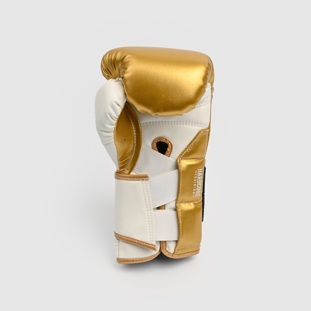Боксерские перчатки Hardcore Training Revolution Gold/White PU