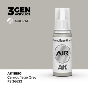 Акриловая краска AK Interactive Camouflage Grey FS 36622 3GEN AIR, 18мл