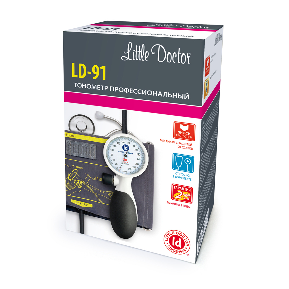 Тонометр механический LD-91 25–36 см