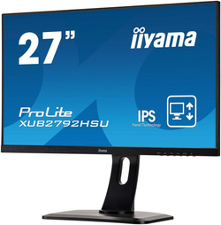 Монитор Iiyama 27;; ProLite XUB2792HSU-B1 черный IPS LED 5ms 16:9 HDMI M/M матовая HAS Pivot 250cd 178гр/178гр 1920x1080 D-Sub DisplayPort FHD 6.5кг