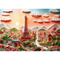 Pazl / Пазлы / Puzzles - "1000 40th anniversary Trefl" -  Paris