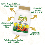 NaturesPlus, Source of Life®, Gold, лучшая мультивитаминная добавка, 180 таблеток