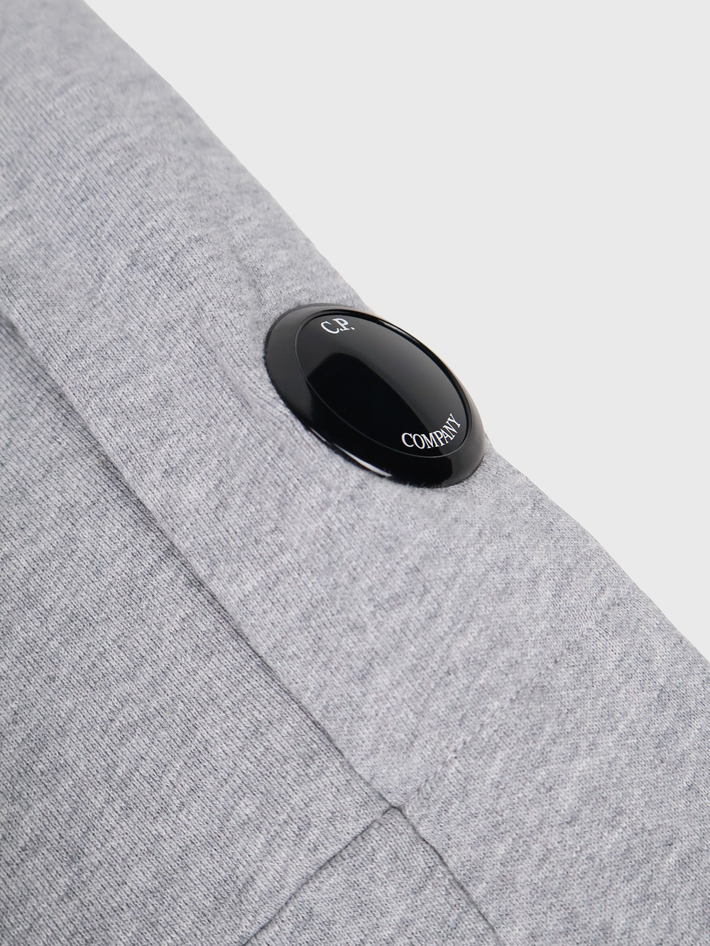 Свитшот на молнии C.P. Company Diagonal Raised Full Zip Gray