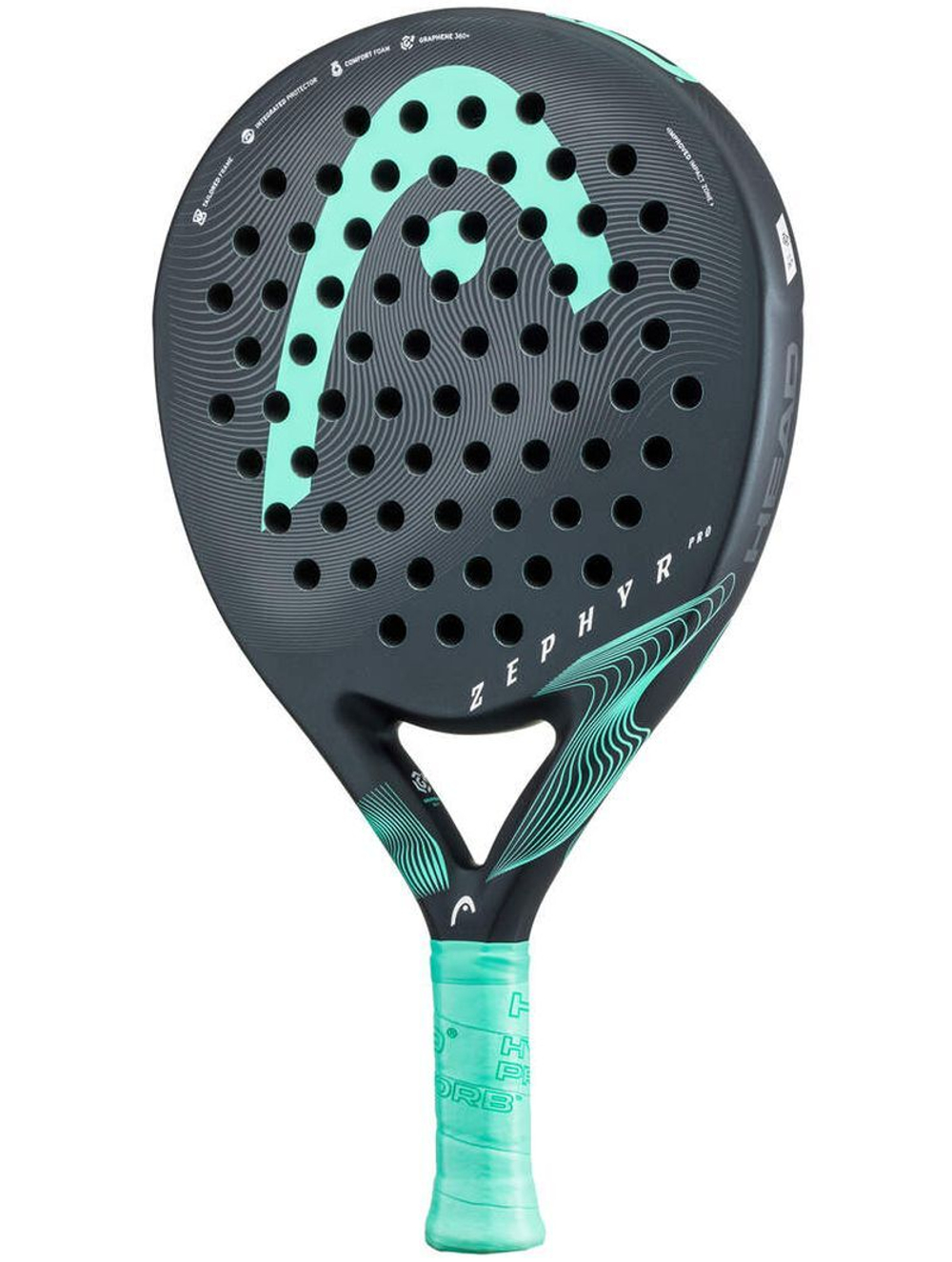 Ракетка для Padel Head Zephyr Pro 2023 - black/teal