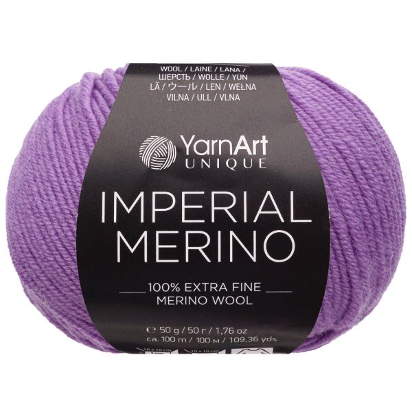 Пряжа YarnArt (ЯрнАрт) Imperial Merino / уп.10 мот. по 50 г, 100 м, 3321 сиреневый