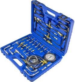 Тестер давления топлива «MASTER SET» (0–10 bar), 46 предметов, ZIPMEND