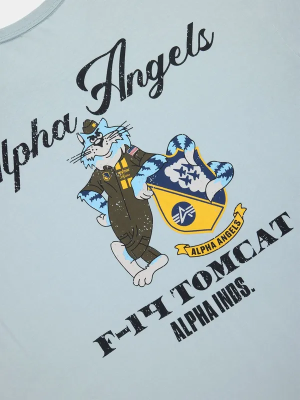 Футболка мужская ALPHA INDUSTRIES RELAXED ALPHA ANGELS TEE