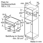 Компактный духовой шкаф Bosch CMG8764C7