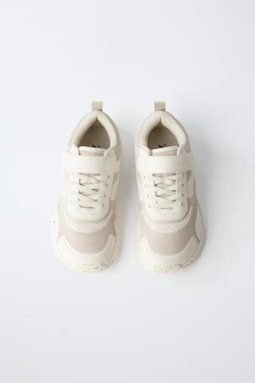 ZARA КРОССОВКИ BAREFOOT, ЭКРЮ
