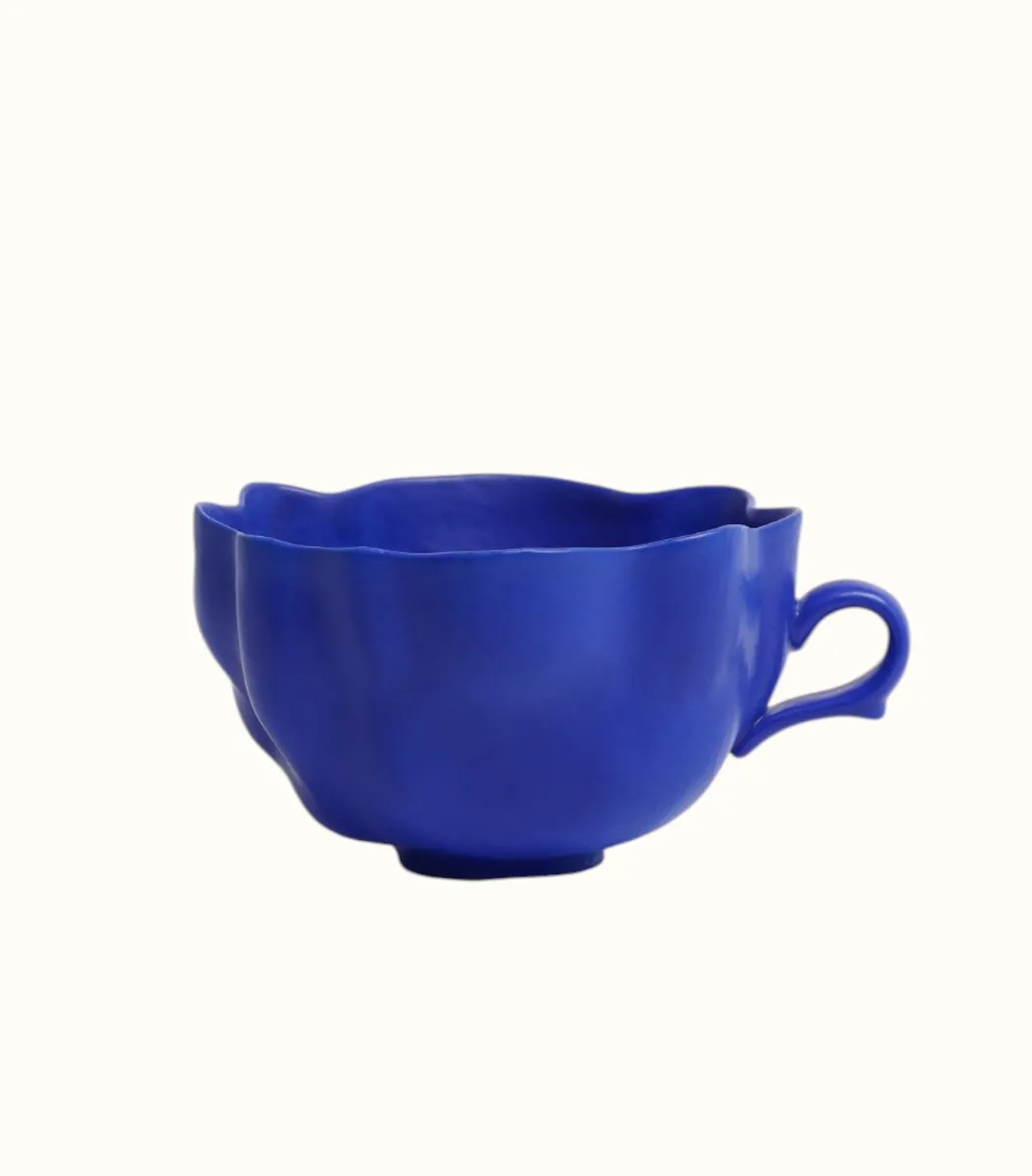 Кружка – Райская, синяя матовая, 430 мл | Htonic ceramic