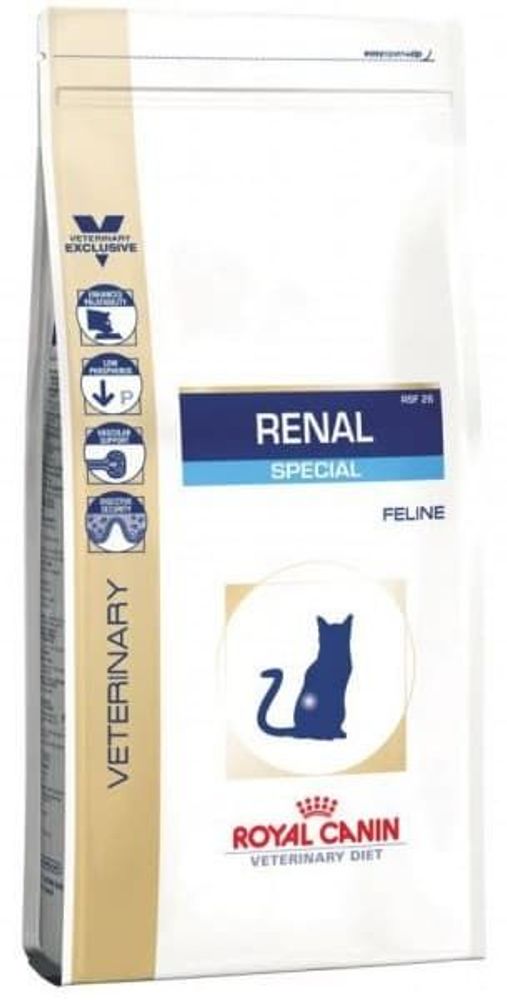 Сухой диетический корм Royal canin Renal Special RSF 26 для взрослых кошек с хронической почечной недостаточностью 2кг Сухой диетический корм Royal canin Renal Special RSF 26 для взрослых кошек с хронической почечной недостаточностью 2кг