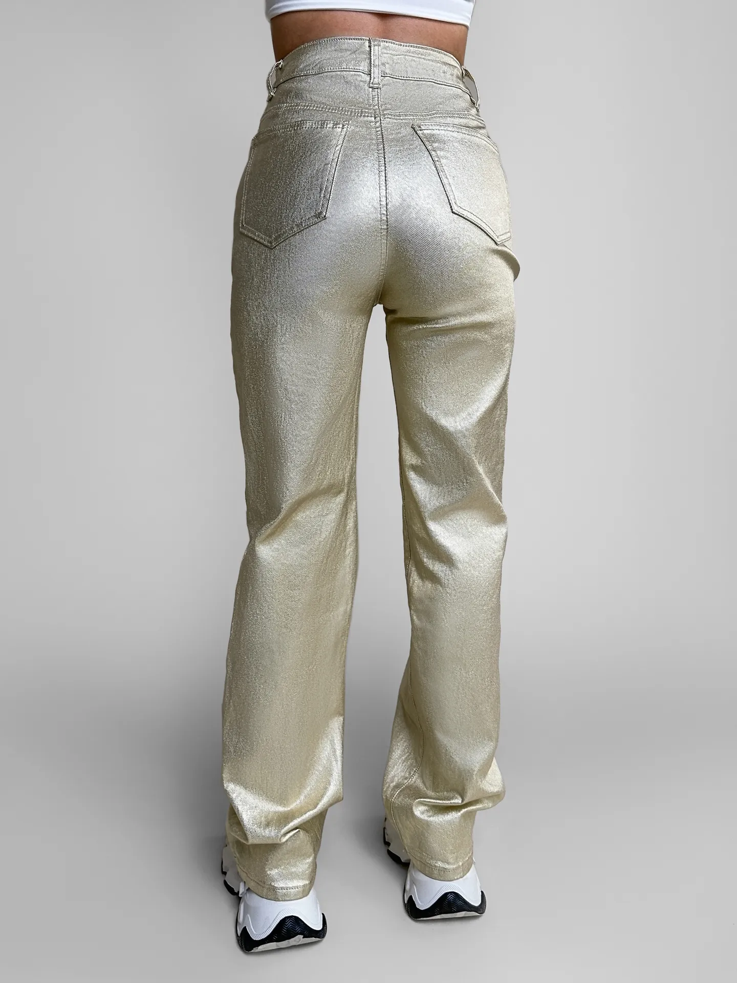 Штаны Fashion Jeans 692 широкие однотонные с напылением