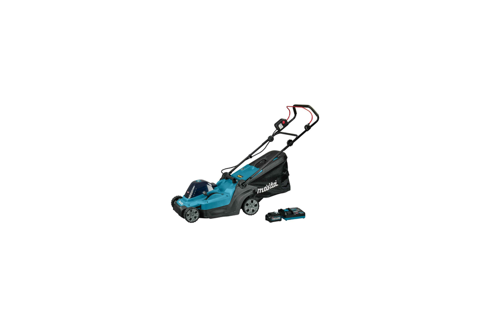 Аккумуляторная газонокосилка Makita XGT 40vMAX, 740Вт, ширина 42см, травосб. 50л, 3в1,(BL4040; DC40RC) LM004GM103