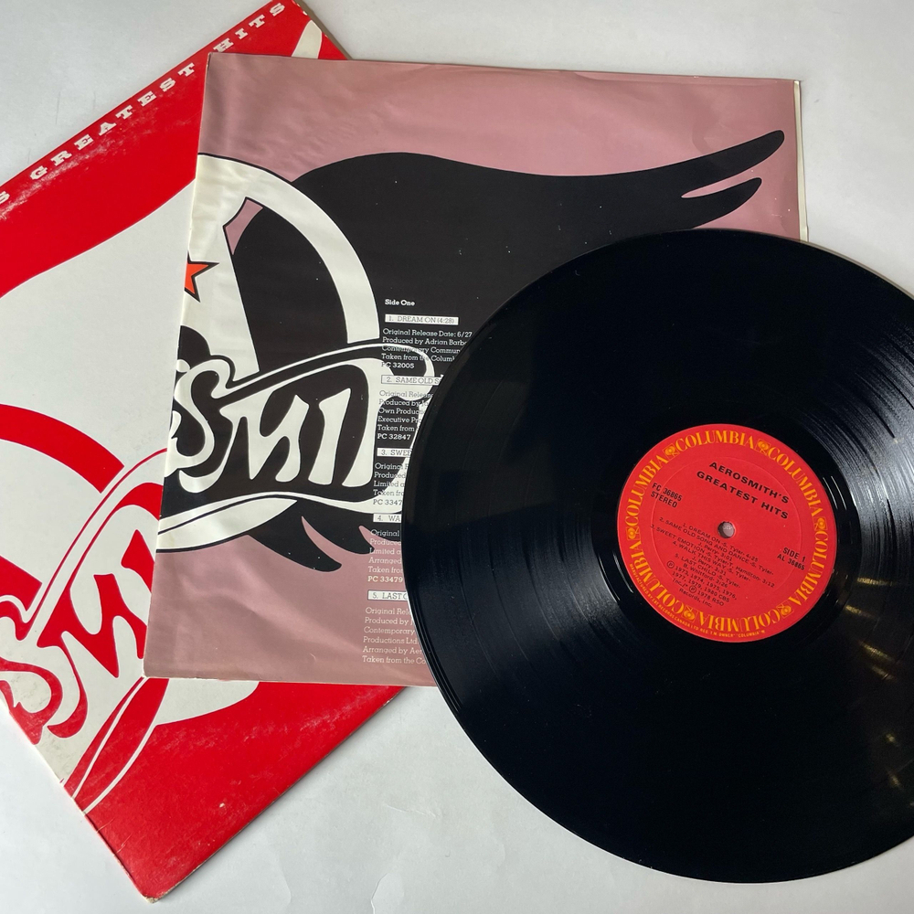 Винтажная виниловая пластинка LP Aerosmith, Aerosmith's Greatest Hits (США 1980) Dream On