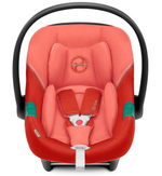 Коляска Cybex Priam IV Rosegold complete Aton S2 Hibiscus Red Base One 4 в 1 Mirage Grey