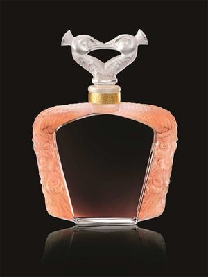 Lalique de Deux Paons Crystal Flacon