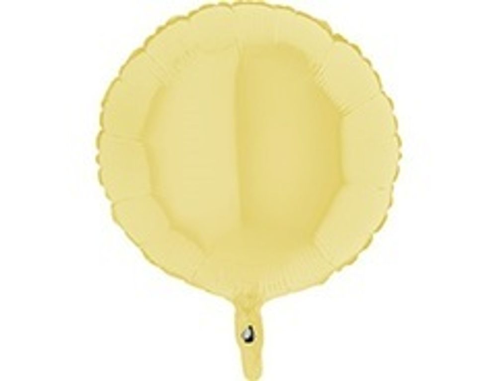 Г Б/РИС КРУГ 18" Пастель Matte Yellow