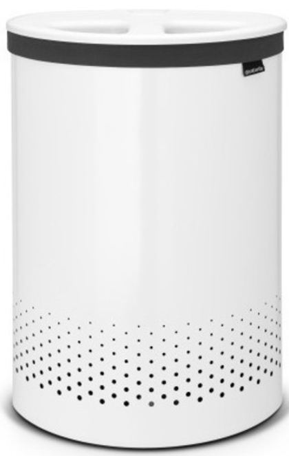 Корзина для белья 55л Brabantia белая