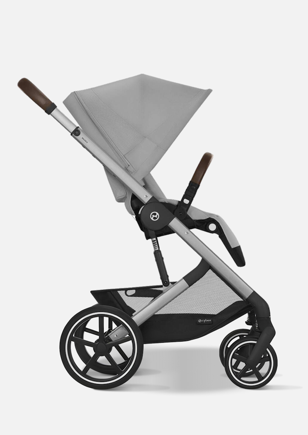 Cybex Детская коляска Balios S Lux BLK 2 в 1 цвет Stone Grey