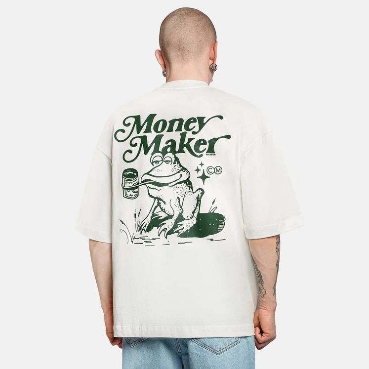 Футболка HAIDED MONEY TOAD HW, экрю