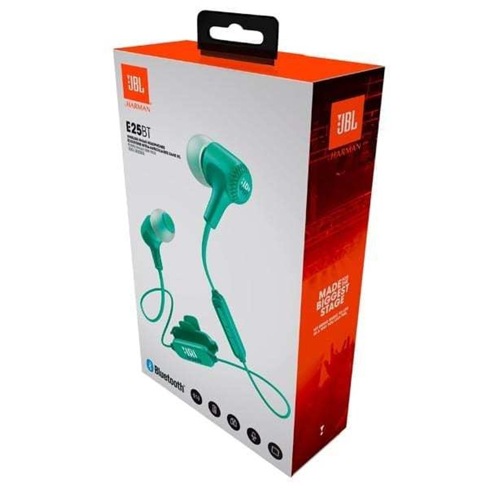 Беспроводные наушники JBL E25BT Teal, внутриканальные - 2