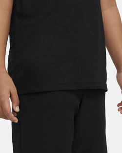 Футболка для мальчика теннисная Nike Dri-Fit Victory Golf Polo - black/white