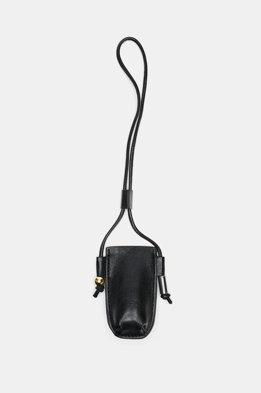 ZARA ПОДВЕСКА-ФУТЛЯР ДЛЯ МИНИ-ПАРФЮМА, ЧЕРНЫЙ