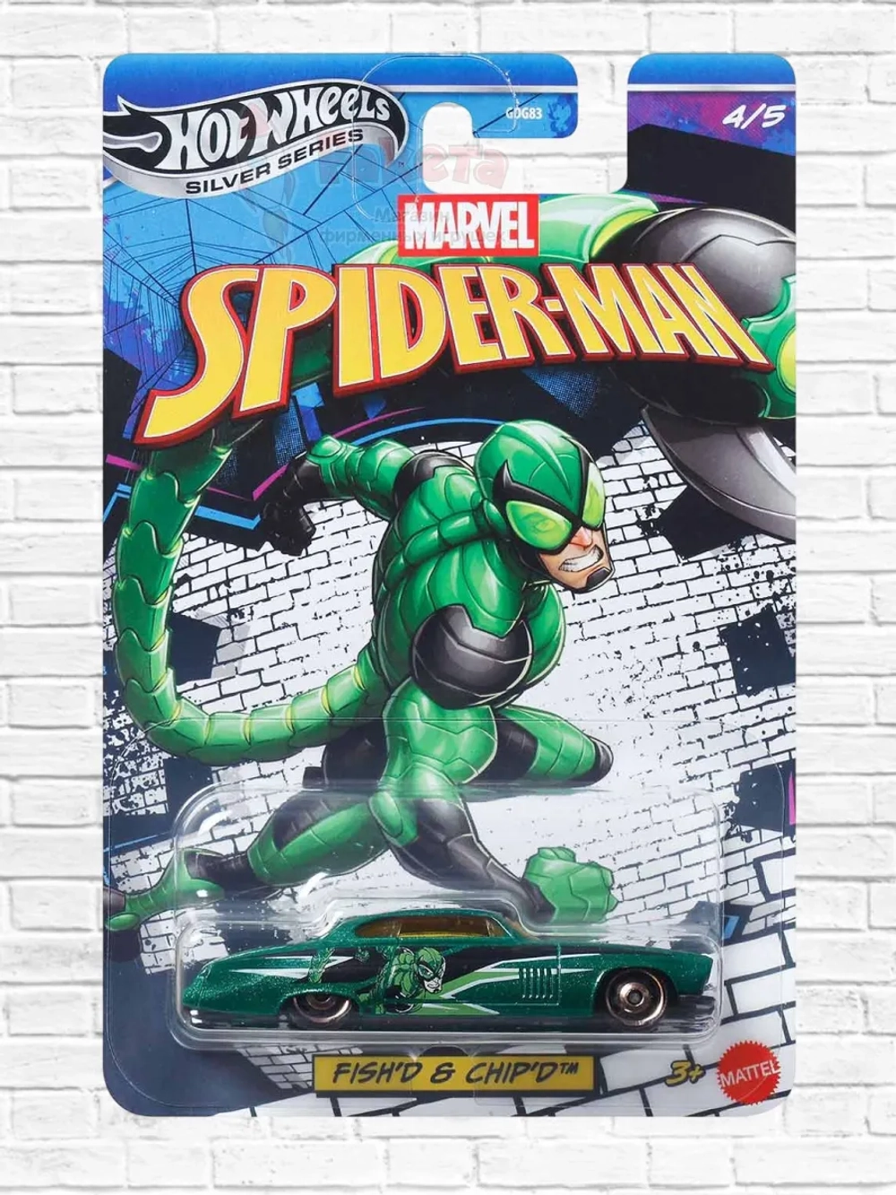 Машинка Хот Вилс Marvel Spider Man GDG83 JKX28