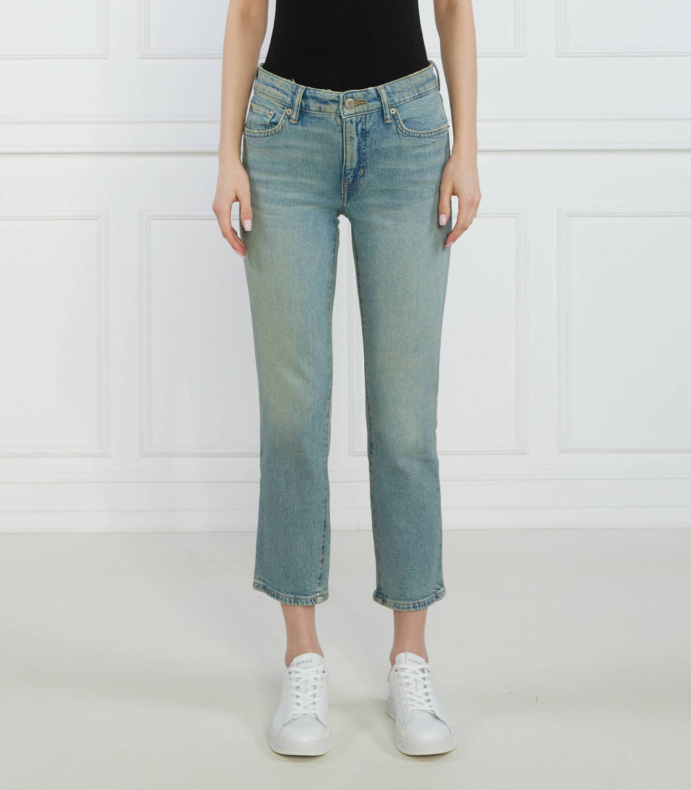 Джинсы MIDRS ST ANK-ANKLE-STRAIGHT LAUREN RALPH LAUREN - голубой(200889654)