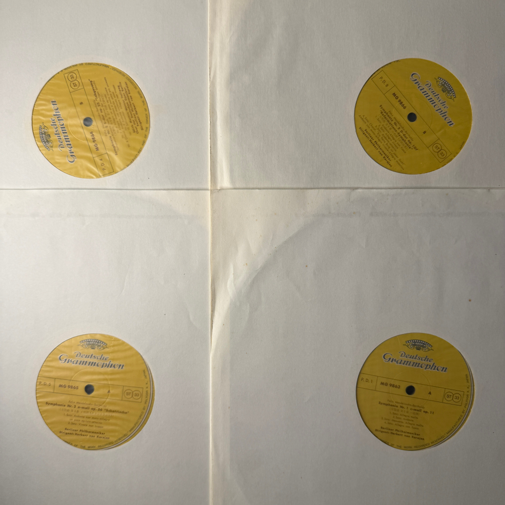 Мендельсон - 5 симфоний 4LP (Япония 1973г.)Т