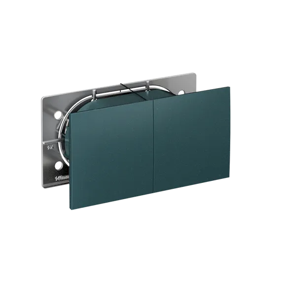 Розетка с крышкой Systeme Electric AtlasDesign Изумруд ATN000828