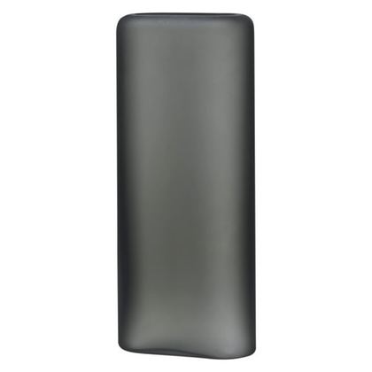 Ваза Nude Glass Слои 32.6см серая