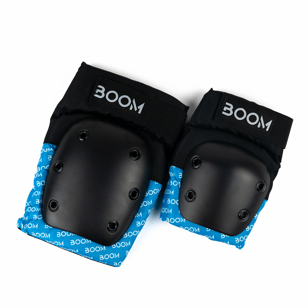 Защита BOOM Basic (наколенники+налокотники) черный/синий
