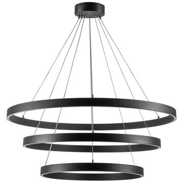 Люстра подвесная с пультом ДУ 132W 3000-6000K 748227 черный Saturno Lightstar